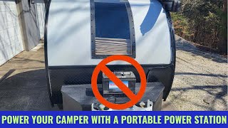 How to power your camper with a lithium powered Portable Power Station!