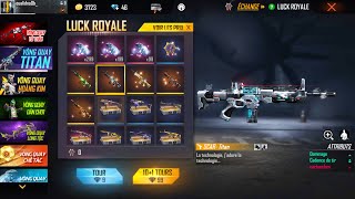 Spin New Amazing Luck Royale 😱 Diamond 💎 All Legendary Scar Gun Skins 🔥 free fire