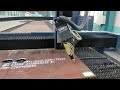 Ld laser gantry type bevel cutting in16mm mild steel