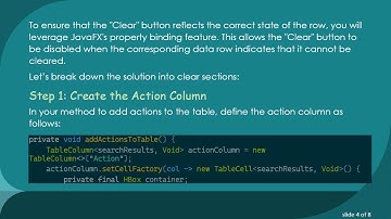 How to Control the Visibility of Action Buttons in JavaFX TableView Based on Row Values