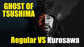 Ghost of Tsushima: Regular \& Kurosawa Black \& White mode comparison | Kakuchopurei