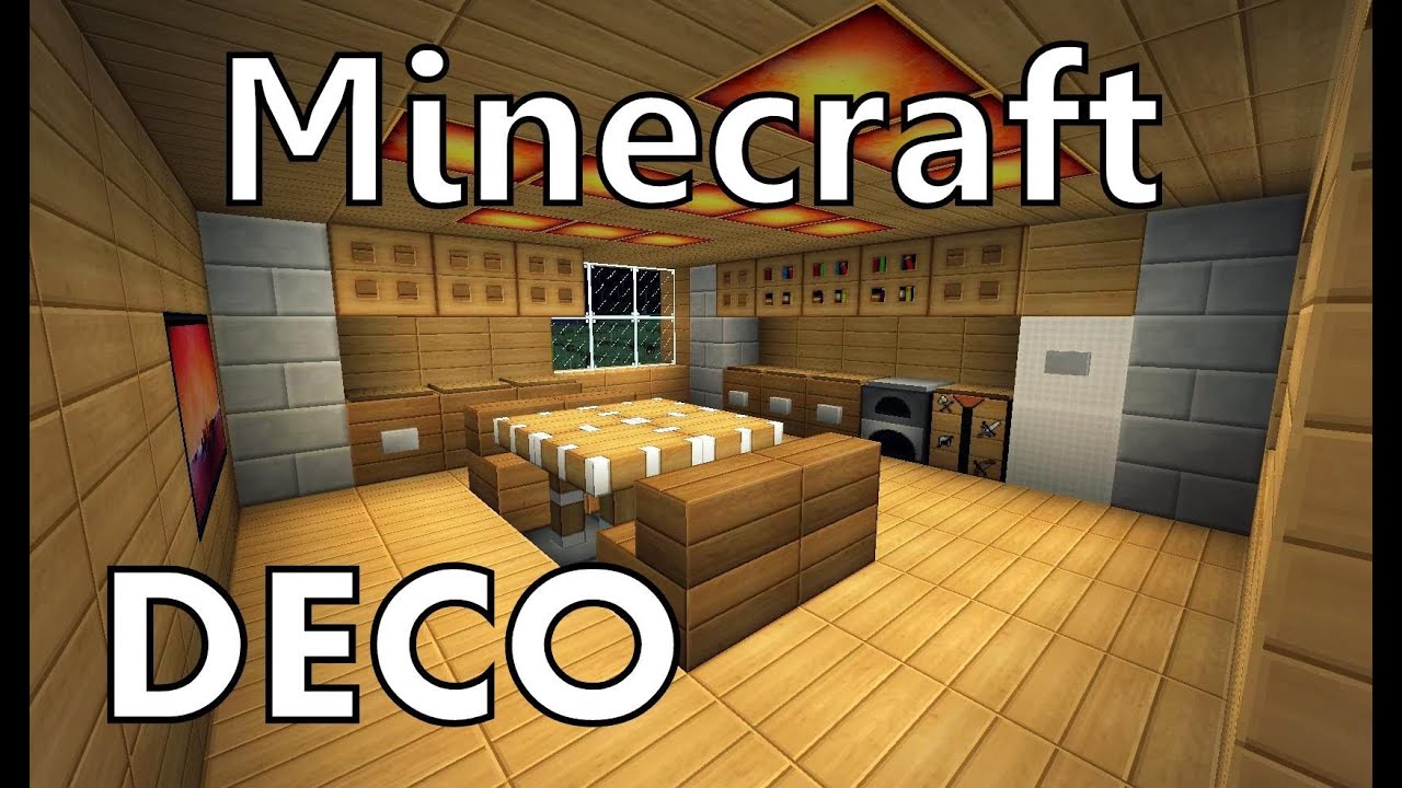 Minecraft : comment créer une belle cuisine youtube