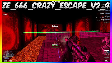 CSGO ZOMBIE ESCAPE ON GFL | 666 Crazy Escape