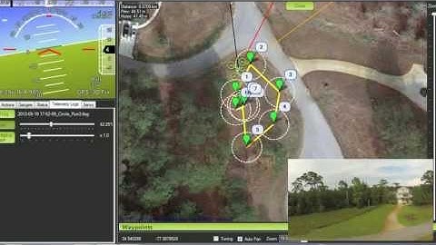ArduCopter Derby Circle Waypoint Mission