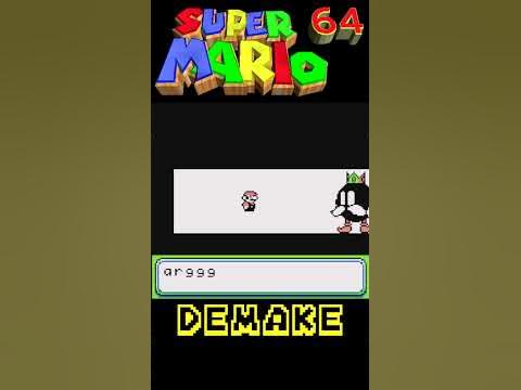 SUPER MARIO 64 DEMAKE - YouTube