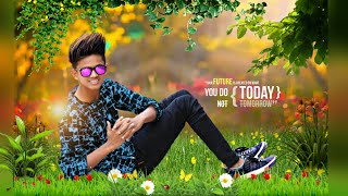 editing background picsart nature change