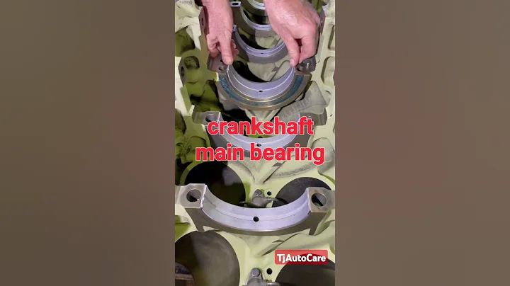 crankshaft main bearing installation #car #mecanic #engine #overhaul #automobile TjAutoCare #shorts