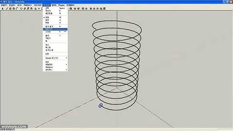 how to make Sketchup Spring tutorial