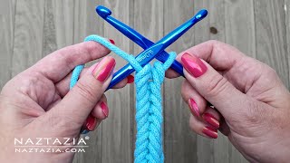 How to Crochet Cords with 2 Hooks DIY Tutorial