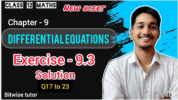 Ex 9.3 class 12 maths q17 | Class 12 exercise 9.3 | Exercise 9.3 class 12 maths
