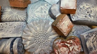Brown & Gray Gym Chalk Crush | ASMR