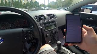 How to Pair Smartphone with System via Bluetooth in Volvo C30 ( 2006 – 2012 )
