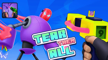 Tear Them All: Robot game 3D💣 Walkthrough Part 2 (Android, iOS) @Play_with_pixel #Freeplay Inc