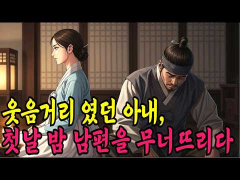 웃음거리였던 아내, 첫날 밤 남편을 무너뜨리다ㅣ야담·민담·전설·신화·설화·야사·옛날이야기·조선시대이야기·오디오북·재미있는이야기