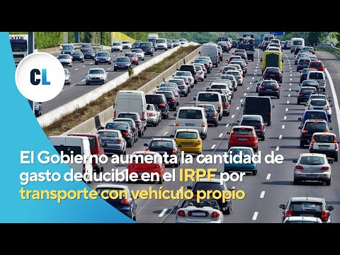 El Gobierno aumenta la cantidad de gasto deducible en el IRPF por transporte con vehículo propio