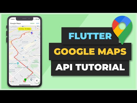 Flutter Google Maps API Tutorial | Markers, Polylines, U0026 Directions API