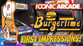 Iconic Arcade BurgerTime XT Unboxing & First Impressions!