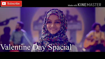 Valantine Day Spacial | Oru Adaar Love Whatsapp Status | Manikya Malaraya Poovi Song Video | HD
