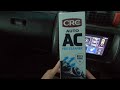 Cleaning car aircon evaporator with crc auto ac pro cleaner