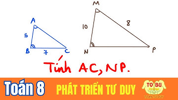 Cho ∆ABC và ∆MNP có A=M, B=N, AB=5cm, BC=7cm, MN=10cm, MP=8cm. Tính độ dài các cạnh còn lại.