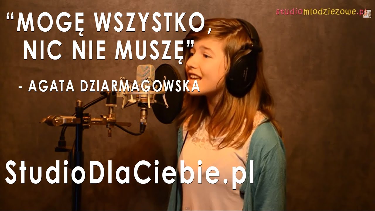  Mog  wszystko  nic  nie  musz  Agata Dziarmagowska cover 