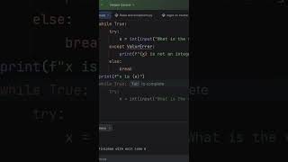 Exception with Python #pythoncode #beginnercoding #codewithme