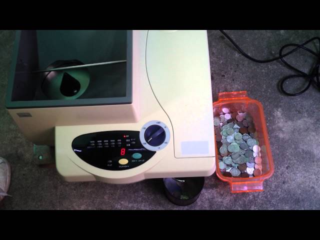 グローリー硬貨計数機 CN-20 - YouTube