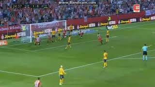 Christian Stuani Second Goal - Girona FC vs. Atletico Madrid 2-0 - La Liga - 19/08/2017