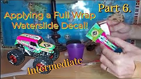 Tutorial: Part 6.(Full Wrap Diecast Waterslide Decal)