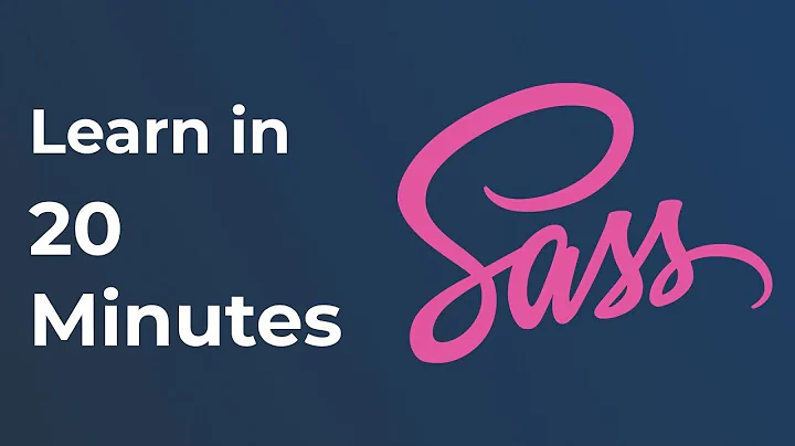 Learn Sass In 20 Minutes | Sass Crash Course