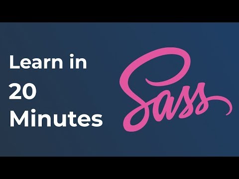 เรียนรู้ Sass ใน 20 นาที |  หลักสูตร Sass Crash