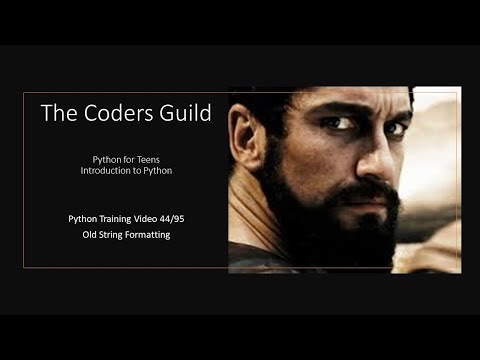 Python TV44 Old String Formatting