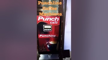 PUNCHLINE DOUBLE LANE COFFEE TEA VENDING MACHINE