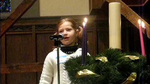 Fourth Sunday Advent Lighting- Regan