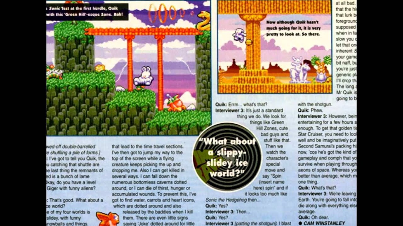 quik the thunder rabbit for Amiga (scans) - YouTube