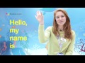 How to sign hello my name is