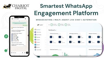 WhatsApp Automation Bot Demo | Chariot Digital | No Code Setup & Dashboard Tour