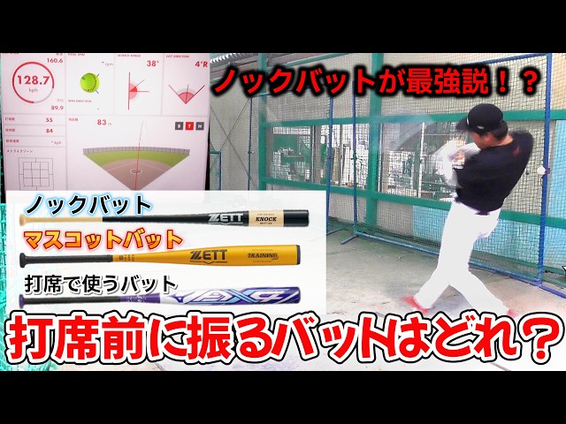 ラプソードで徹底検証】打席前に振ると一番打球が飛ぶバットはどれ