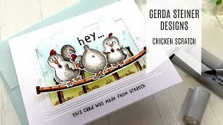 Gerda Steiner Designs / Chicken Scratch / Punny Card