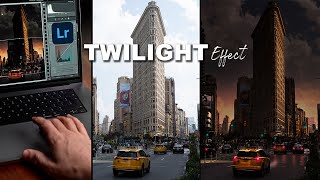 How to edit DAY into NIGHT using Lightroom MASKS & CURVES