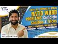 Class-11 Ratio Formulas and Tricks To Solve || Sukkur IBA University || Mr. Ali Bux Tunio #SIBA #IBA