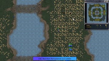 Command and Conquer Remastered: Red Alert Quickmatch 1v1 - Raider3000 VS Auv