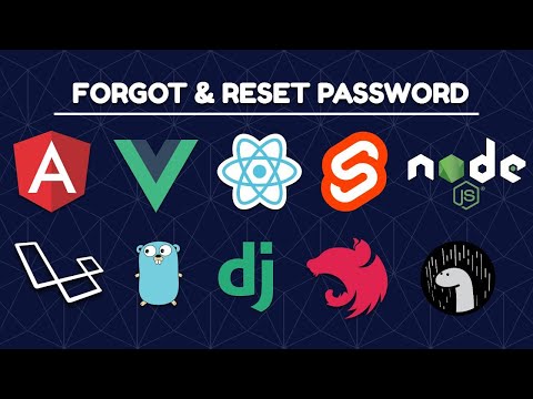 Forgot & Reset Password using 10 different Frameworks