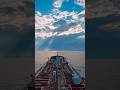Timelapse at sea from ship calm and relax