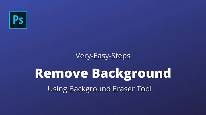 Remove Background Using Background Eraser Tool | Photoshop | Prajwol Graphics TV.