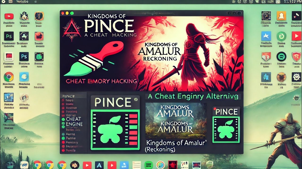 Tuto Pince (Linux): Alternative Cheat Engine | Ex. Kingdom of Amalur ...