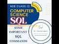 NEB Class 12 Computer Science | SQL Commands