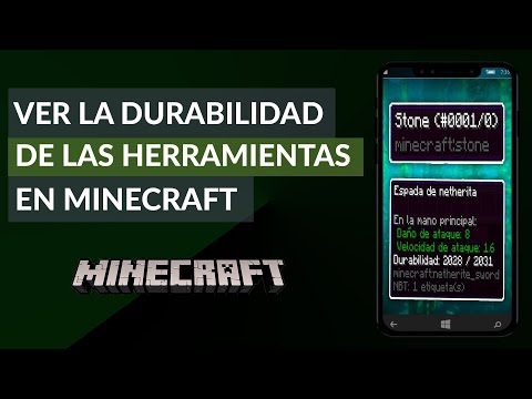 Cómo ver la Durabilidad de las Herramientas u Objetos en Minecraft - Fácil y Rápido