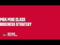 MBA Mini Class on Business Strategy