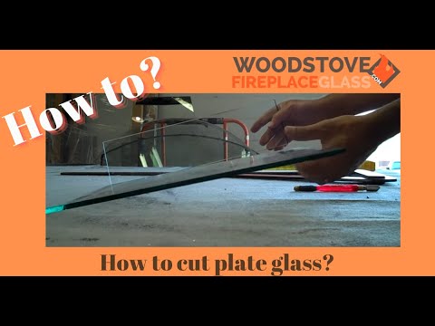 How to cut plate glass, how to cut glass